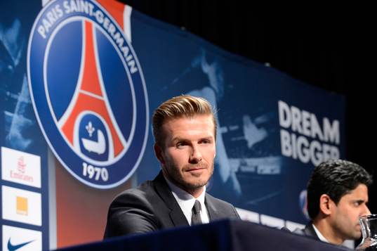 Presentation David BECKHAM - 31.01.2013 - Nouveau joueur