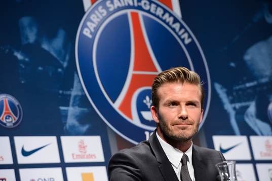Presentation David BECKHAM - 31.01.2013 - Nouveau joueur