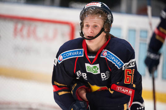Marcus Marcus Sörensen, Djurgården, har precis gjort mål