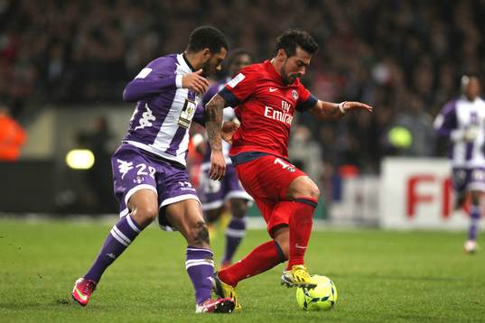 Ezequiel LAVEZZI  - 01.02.2013 - Toulouse / PSG  - 23eme
