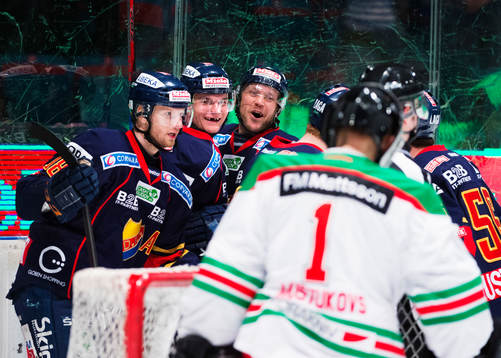 Michael Holmqvist, Petr Kalus och Jimmie Ölvestad,