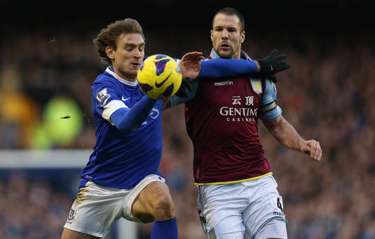 Football - Everton v Aston Villa - Barclays Premier League
