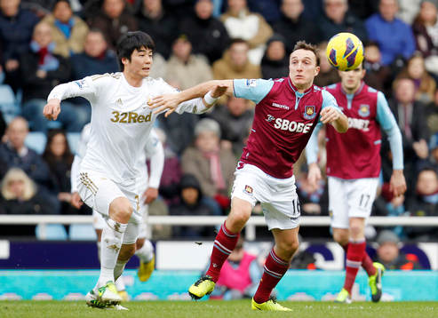 Football - West Ham United v Swansea City - Barclays