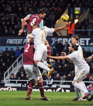 Football - West Ham United v Swansea City - Barclays