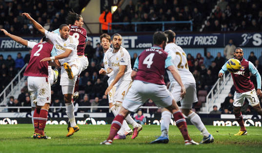Football - West Ham United v Swansea City - Barclays