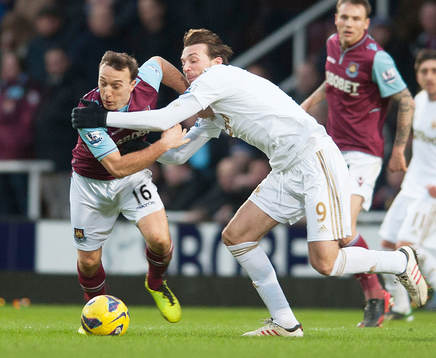 Football - West Ham United v Swansea City - Barclays