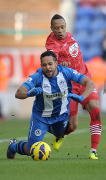 Bläddra bland fler bilder av Fotboll, Premier League, Wigan - Southampton