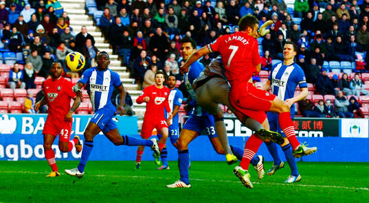 Football - Wigan Athletic v Southampton - Barclays Premier