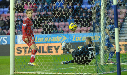 Football - Wigan Athletic v Southampton - Barclays Premier