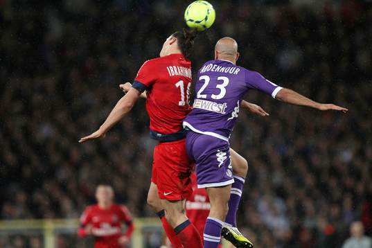Zlatan Ibrahimovic / Aymen Abdennour - 01.02.2013 -