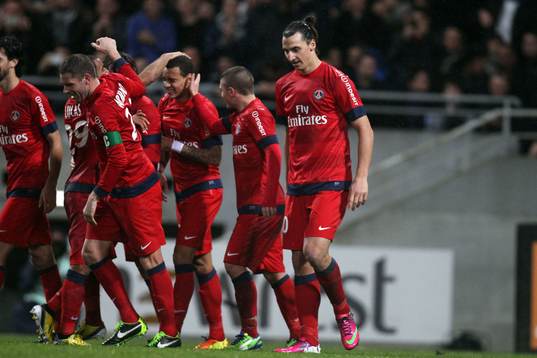 Gregory VAN DER WIEL / Zlatan IBRAHIMOVIC  - 01.02.2013 -