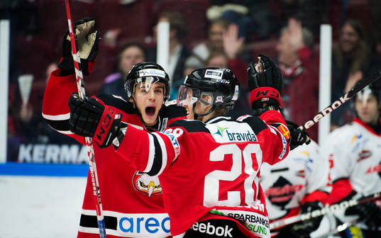 Henrik Hetta, Jens Olsson, Malmö Redhawks, jublar