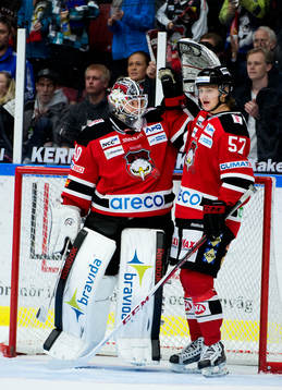 Pontus Sjögren, målvakt, Calle Andersson, Malmö Redhawks
