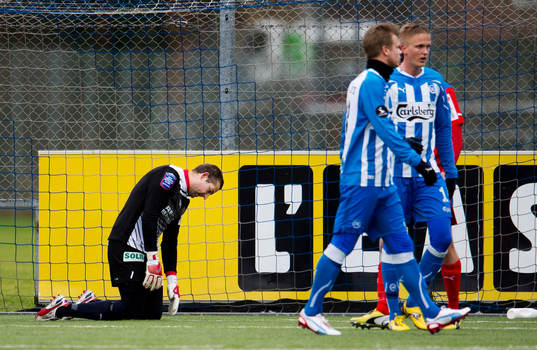Daniel Andersson, målvakt, Helsingborg, deppar