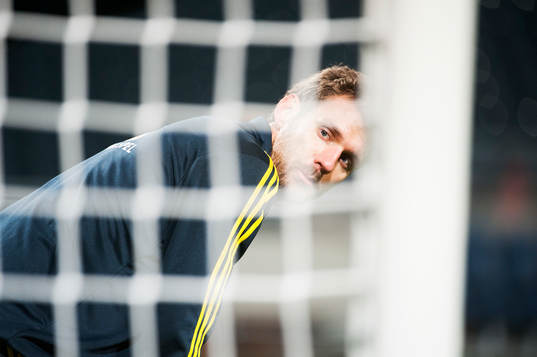 Sverige tränar på Friends Arena