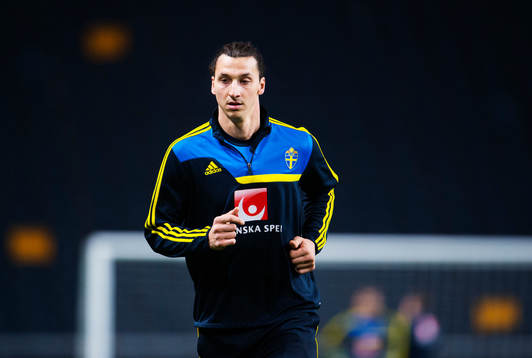 Zlatan Ibrahimovic joggar