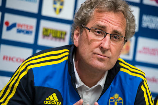 Presskonferens med Erik Hamrén, förbundskapten