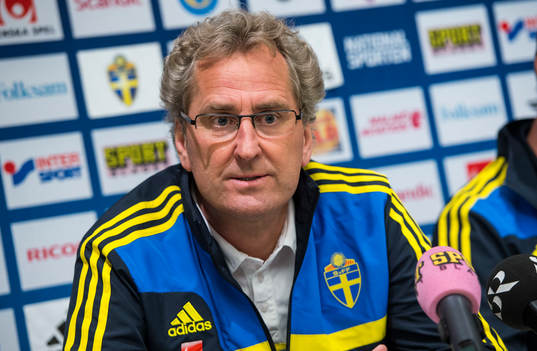 Presskonferens med Erik Hamrén, förbundskapten