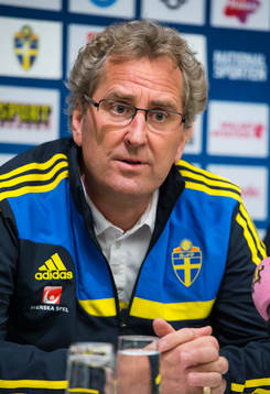 Presskonferens med Erik Hamrén, förbundskapten