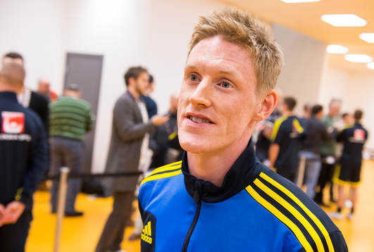 Sverige tränar på Friends Arena
