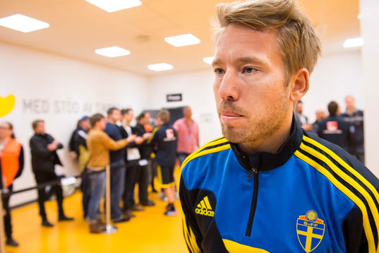 Sverige tränar på Friends Arena