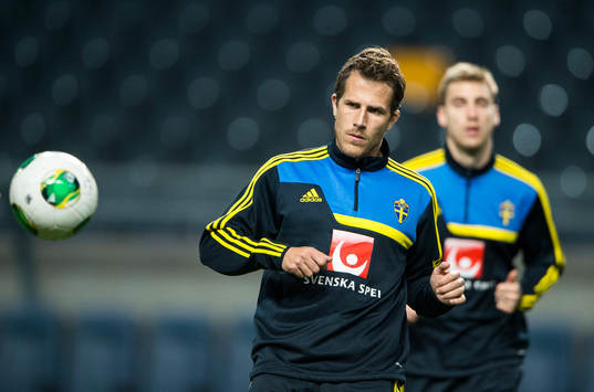 Sverige tränar på Friends Arena