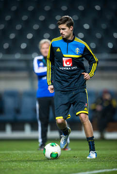 Sverige tränar på Friends Arena