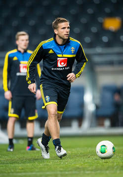 Sverige tränar på Friends Arena