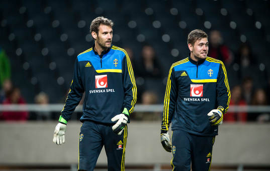 Sverige tränar på Friends Arena