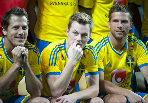 Fotboll, Sverige, Fotografering och träning på Friends