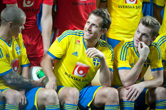 Fotboll, Sverige, Fotografering och träning på Friends