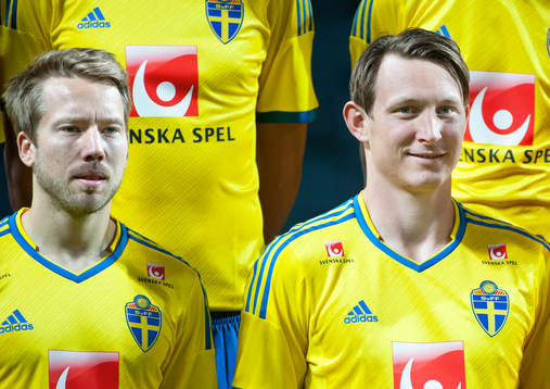 Fotboll, Sverige, Fotografering och träning på Friends