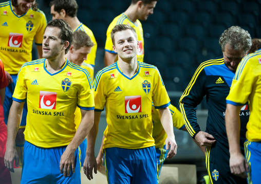 Fotboll, Sverige, Fotografering och träning på Friends