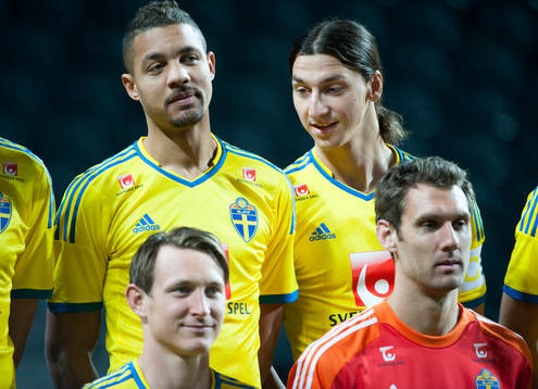 Fotboll, Sverige, Fotografering och träning på Friends