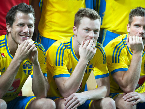 Fotboll, Sverige, Fotografering och träning på Friends
