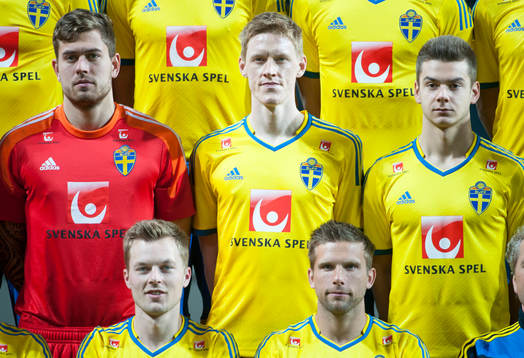 Fotboll, Sverige, Fotografering och träning på Friends