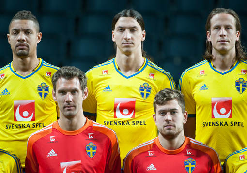 Fotboll, Sverige, Fotografering och träning på Friends
