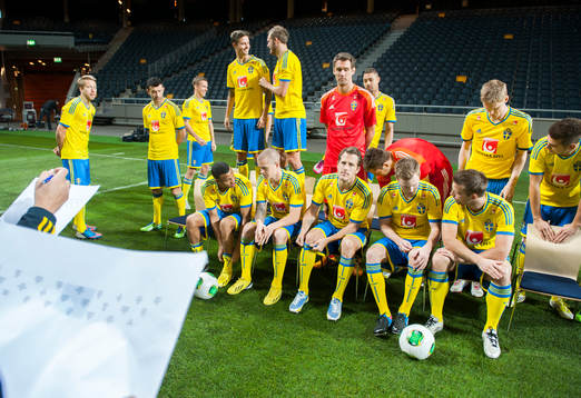 Bläddra bland fler bilder av Fotboll, Sverige, lagbildsfotografering på Friends Arena