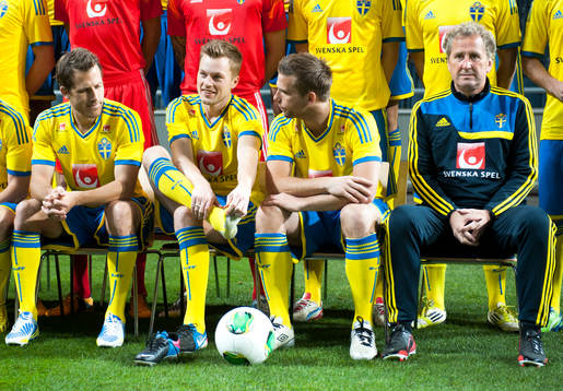Fotboll, Sverige, Fotografering och träning på Friends