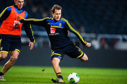 Tobias Hysén skjuter