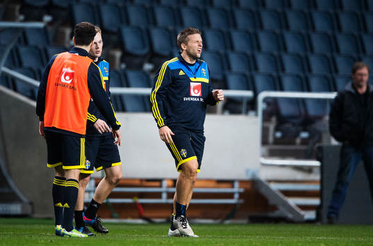 Anders Svensson grimaserar