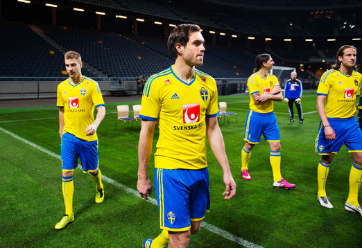 Rasmus Bengtsson, Johan Elmander, Zlatan Ibrahimovic och