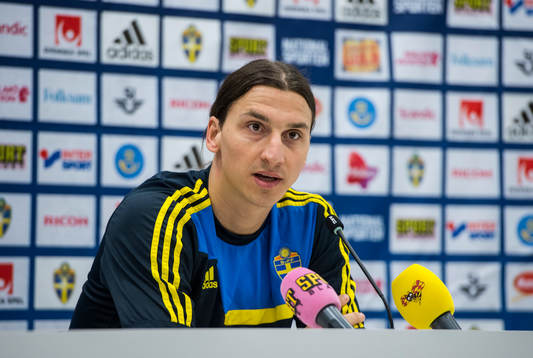 Presskonferens med Zlatan Ibrahimovic