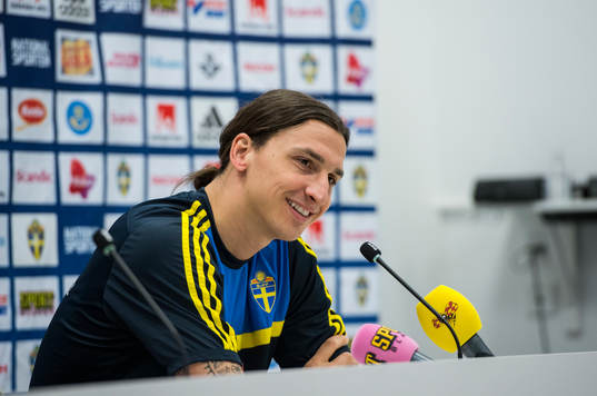 Presskonferens med Zlatan Ibrahimovic