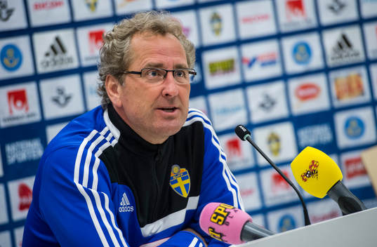 Presskonferens med Erik Hamrén, förbundskapten