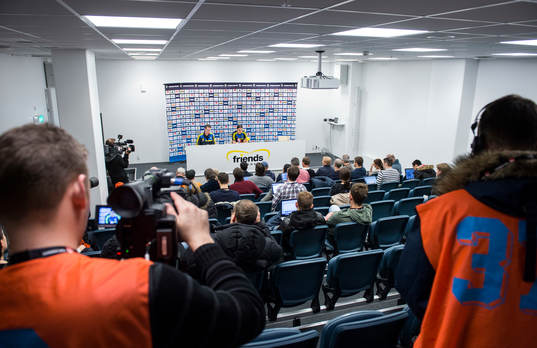 Presskonferens med Zlatan Ibrahimovic