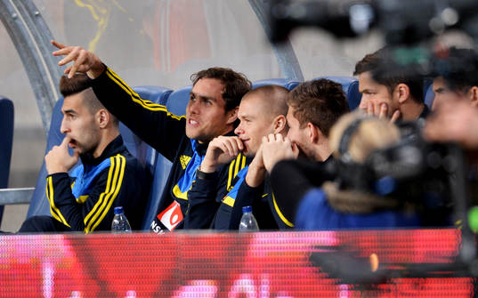 Johan Elmander, Sverige, på bänken