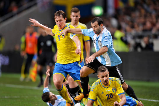 Kim Källström, Mathias Ranégie, Sverige, Javier