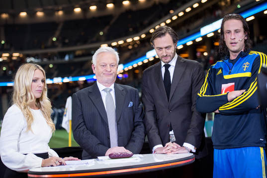 Anna Brolin, Hans Backe, Olof Lundh och Jonas Olsson i