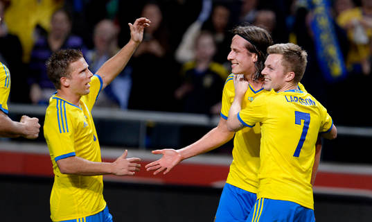 Anders Svensson, Jonas Olsson, Sebastian Larsson, Sverige
